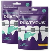 Dental floss, 40 pieces per pack (1 pack), orthodontic toothpicks for adults and children