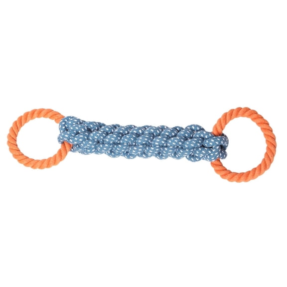 Dentals Health Dog Chew Rope Toy Weave Cotton Pet Teething Interactively Toy for Interactively Tugs of War Funny