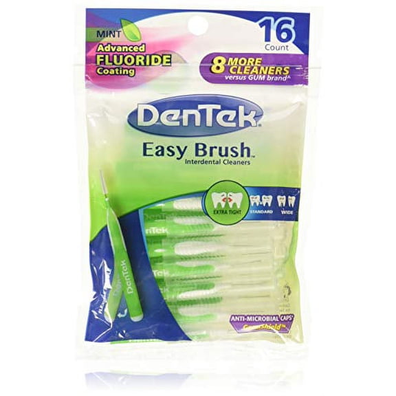 Dentek Easy Brush Cleaners Extra Tight Spaces 16 Count