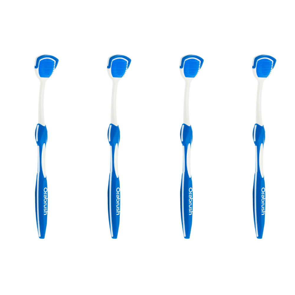 Dentek Floss Picks Orabrush Tongue Cleaner and Tongue Scraper, 1 ct