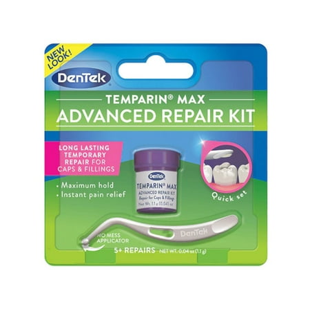 Dentek Temparin Max Lost Tooth Filling & Loose Cap Repair 1 Each