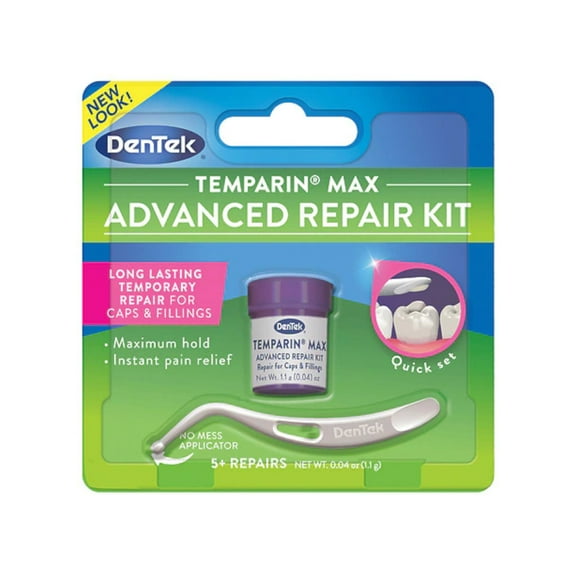 Dentek Temparin Max Lost Tooth Filling & Loose Cap Repair 1 Each