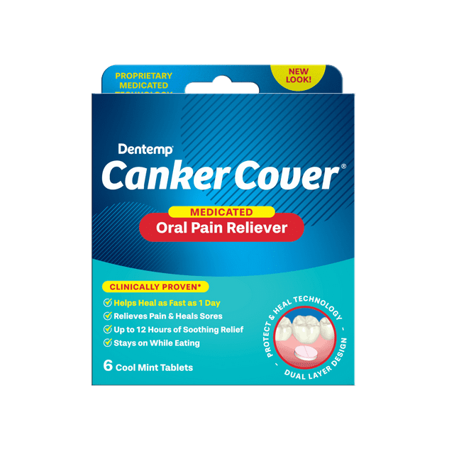 Dentemp Oral Medicated Dental Canker Cover Fast Acting Canker Sore