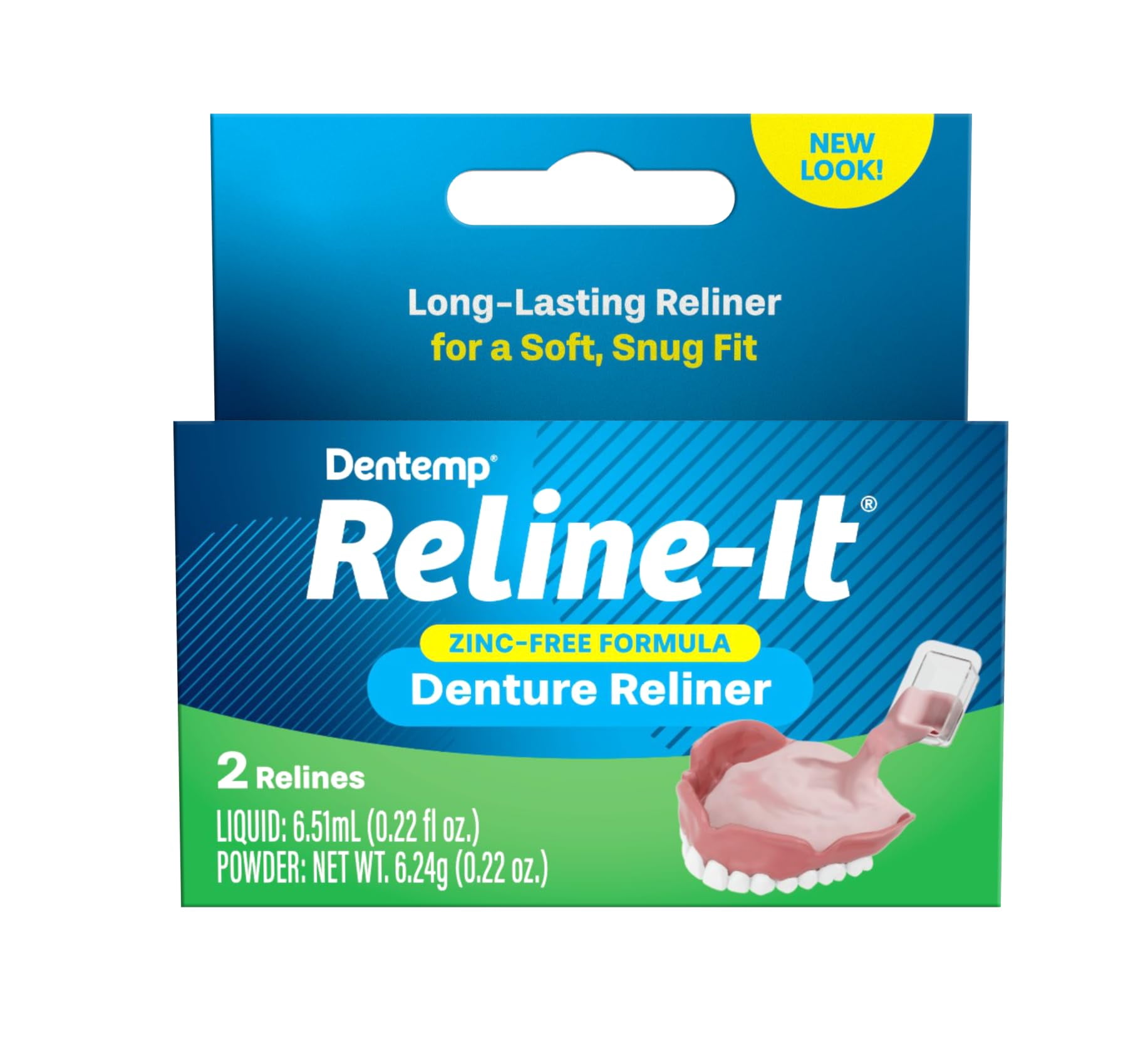 Dentemp Denture Reline Kit Advanced Formula Reline It Denture Reliner