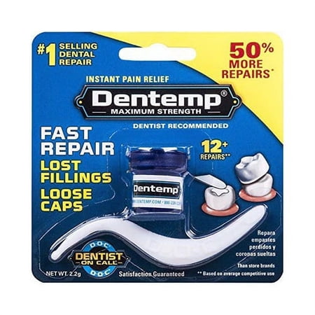 Dentemp Maximum Strength Loose Cap And Lost Filling Repair Set, 1 Ea, 3 Pack