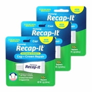 Dentemp Recap-It Cap and Crown Repair Dental Kit, Pack of 3