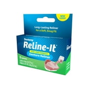 Dentemp Reline It Denture Reliner for Both Upper and Lower Dentures, 2 Ea