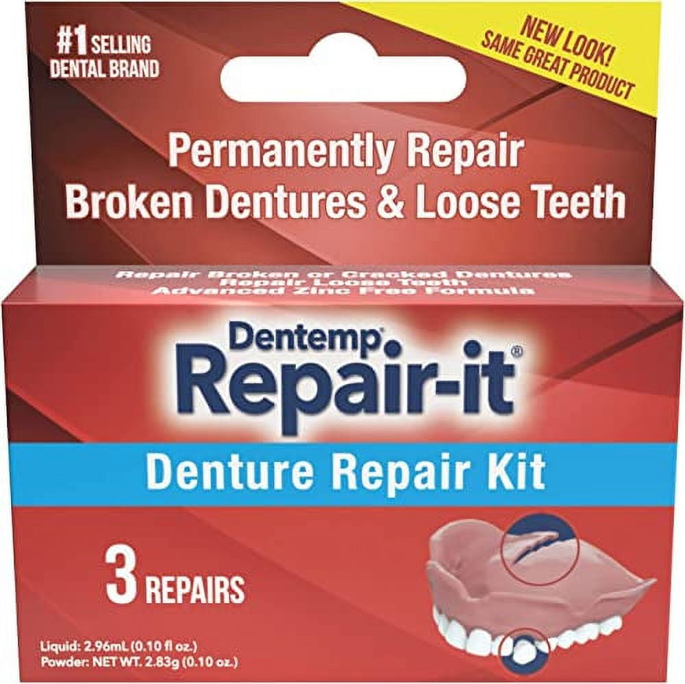 Dentemp Repair Kit RepairIt Advanced Formula Denture Repair Kit