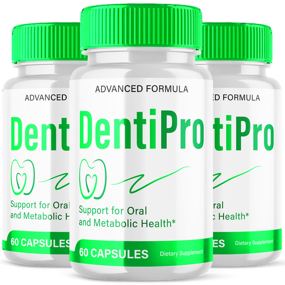 DentiPro Advanced Dental Probiotic Formula for Healthy Teeth and Gums All Natural 180 Capsules