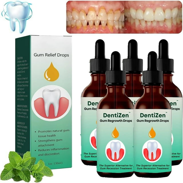 DentiZen Oral Medication, Gum Regrowth Drops, Inflammation Treatment