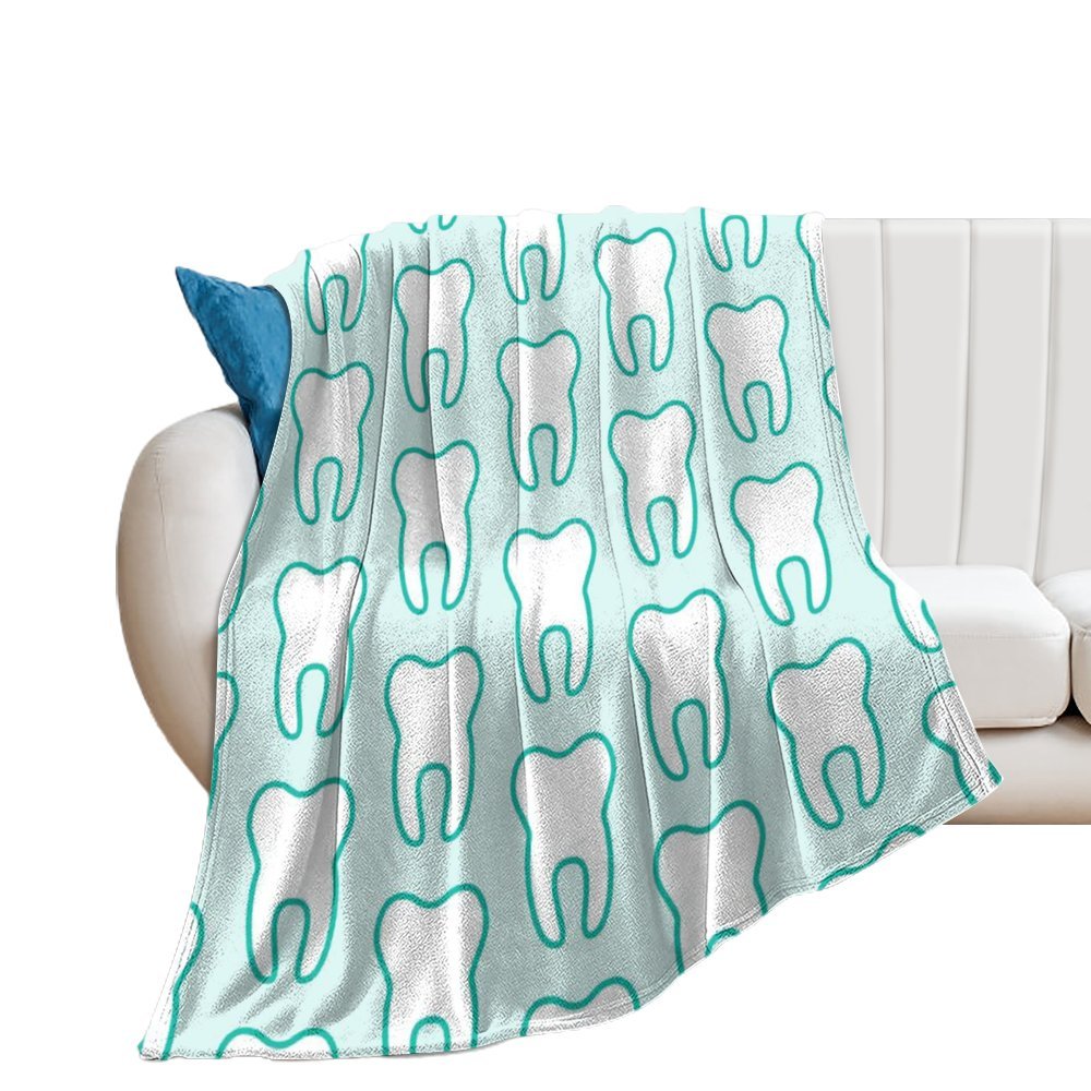 Dentist (4) Blanket Plush Fuzzy Throw Blanket Warm Soft Fall Blankets for Bed Couch Gifts for