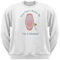 thumbnail image 1 of Dentist Can't Scare Me Adult Crew Sweatshirt, 1 of 1