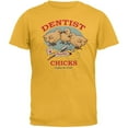 thumbnail image 1 of Dentist Chicks Brighten The World Adult T-Shirt - Large, 1 of 1
