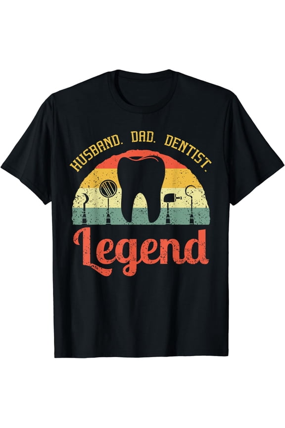Dentist Dental Surgeon Dentistry Husband Dad Oral Hygiene T-Shirt