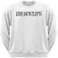 thumbnail image 1 of Dentist Floral Logo Adult Crew Sweatshirt - X-Large, 1 of 1