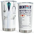 thumbnail image 1 of Dentist Gift Tumbler 20oz, Dentist Gifts for Women/Men, Dental Gifts for Coworkers, Dentist Assistants Coffee Mug, Dentist Graduation Gift, Dentist Appreciation Gifts, Dental Hygienist Gifts, 1 of 7