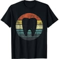 thumbnail image 1 of Dentist Gifts Dental Assistant Hygienist Retro Molar Tooth T-Shirt Black Small, 1 of 4
