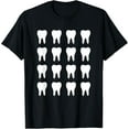 thumbnail image 1 of Dentist Molar Teeth Graphic Cool Dental T-Shirt, 1 of 4