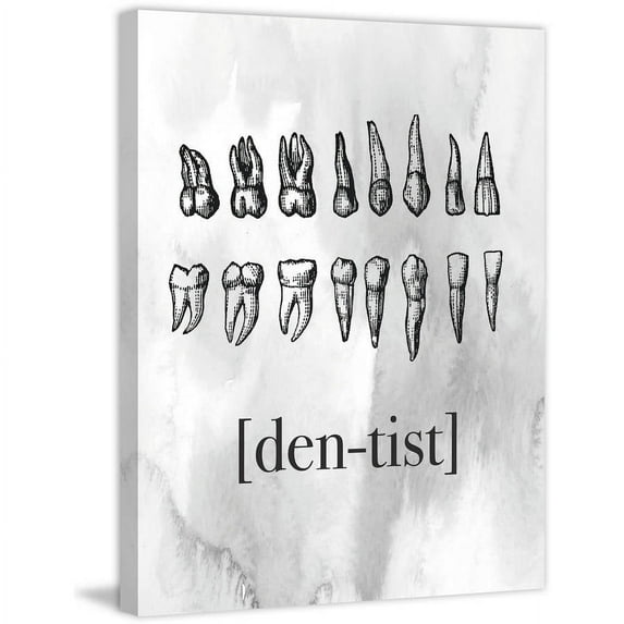 "Dentist" Painting Print on Wrapped Canvas