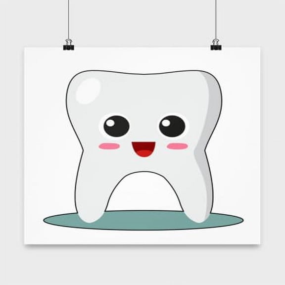 Dentist Poster - White - Wall Decor for Hygienist Gift