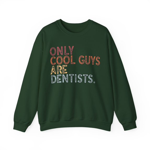 Dentist Sweatshirt Gifts Crew Neck Shirt Long Sleeve Unisex