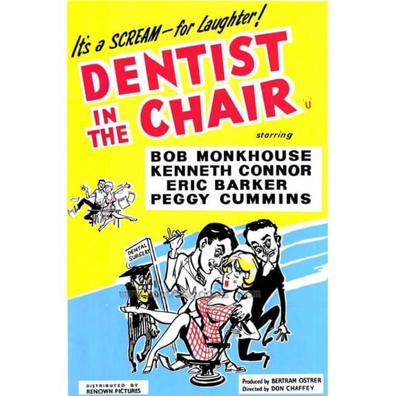 Dentist in the Chair Movie Poster - 27 x 40 in.