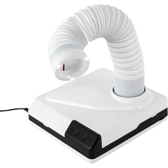 Dentistry Vacuum Cleaner, 60W Powerful Electric Dental Vacuum Cleaner Dust Collector Extractor Polishing Dust Suction Machine, Portable Dust Suction Machine for Polishing US Stock (White)