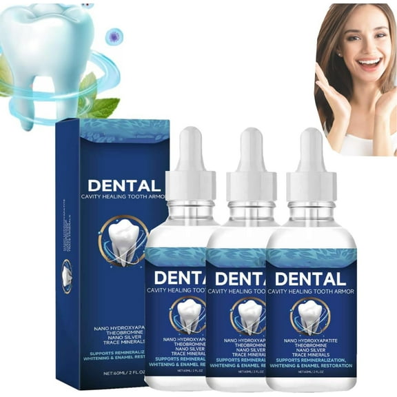 Cavity Healing Tooth Armor, 60ml/pcs Tooth Armor, Cavity Tooth Armor, Cavity Healing Tooth Armor,Helps Keep Gum Healthy (3 Pcs)