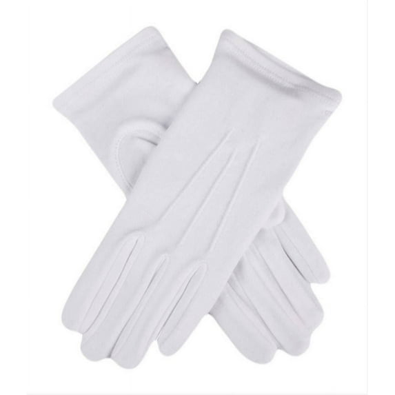 Dents Cotton Gloves - White