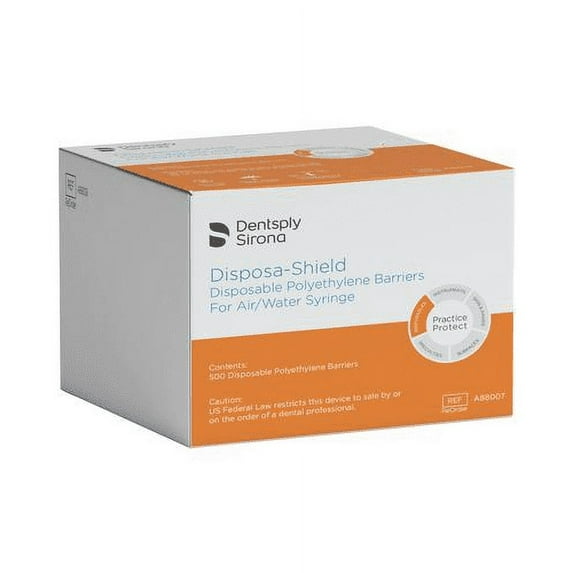 Dentsply Sirona A88007 Disposa-Shield Universal Air/Water Syringe Covers 500/Pk
