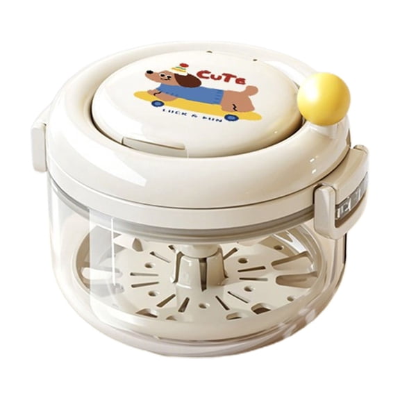 Denture Bath Box for Travel, Retainer Cleaning Case , No-Leak Mouth Guard Container, for Soaking Night Guard Case White