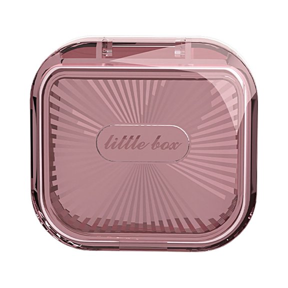 Denture Box Good Sealing High Capacity Portable Waterproof Light Luxury Denture Bath Case Box Holder for Daily Use