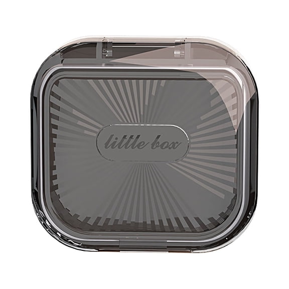 Denture Box Good Sealing High Capacity Portable Waterproof Light Luxury Denture Bath Case Box Holder for Daily Use