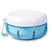 Denture Case, Definitely No-Leak Portable Retainer Case Denture Bath Box for Traveling Perfectly, Denture Cups for Soaking Dentures & Mirror