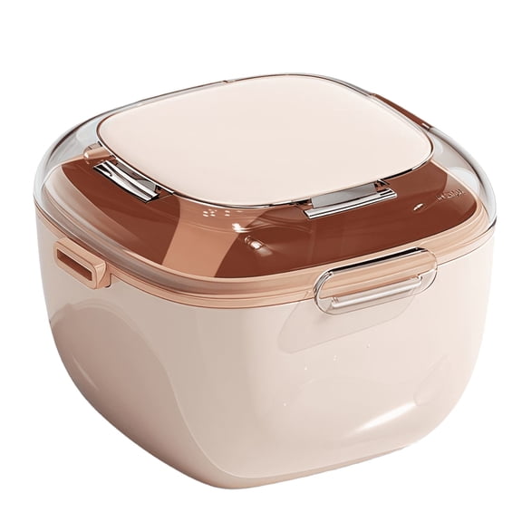 Denture Case, Retainer Cleaning Box, Large Capacity Denture Container Cup for Any Full and Partial Denture, Clear Dentures, Retainers, Night Guards