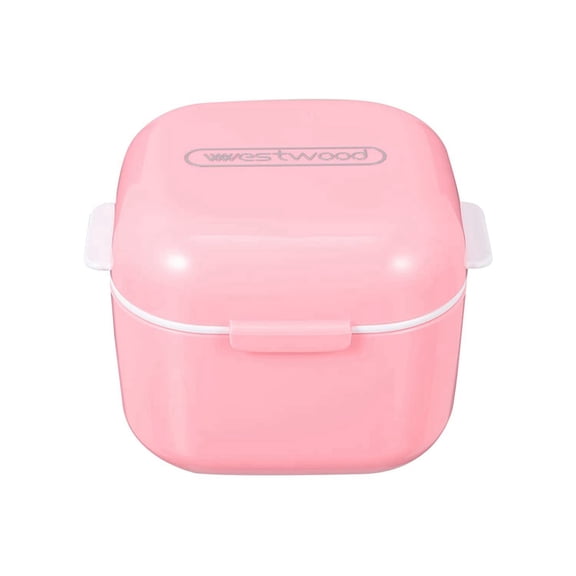 Denture Case with Strainer Basket Denture Bath Case Cup Box Portable False Teeth Holder Storage Soak Container Orthodontic Retainer Case for Travel Cleaning Black
