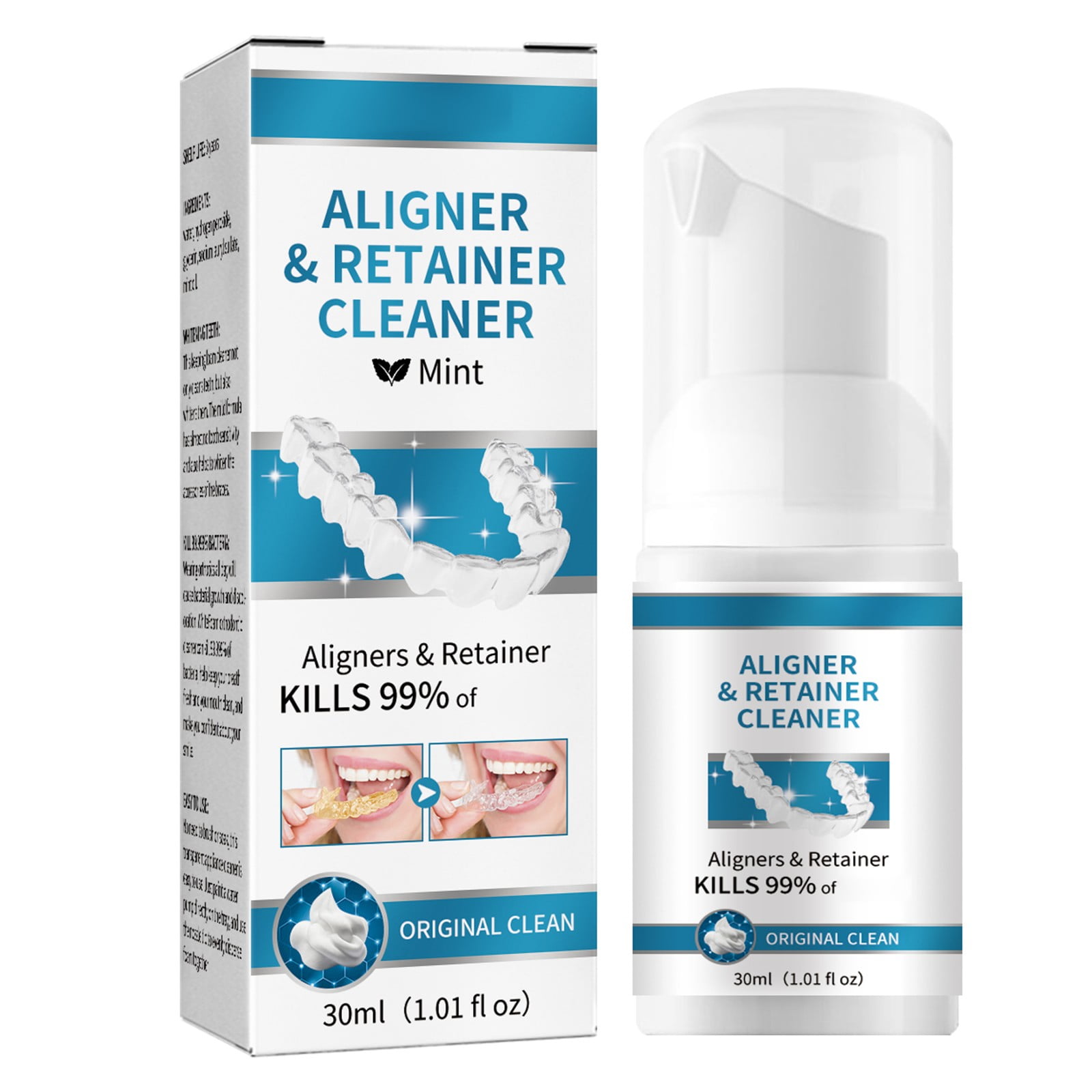 Denture Cleaner Oral Cleaning Care Fresh Breath Removing Stains Water