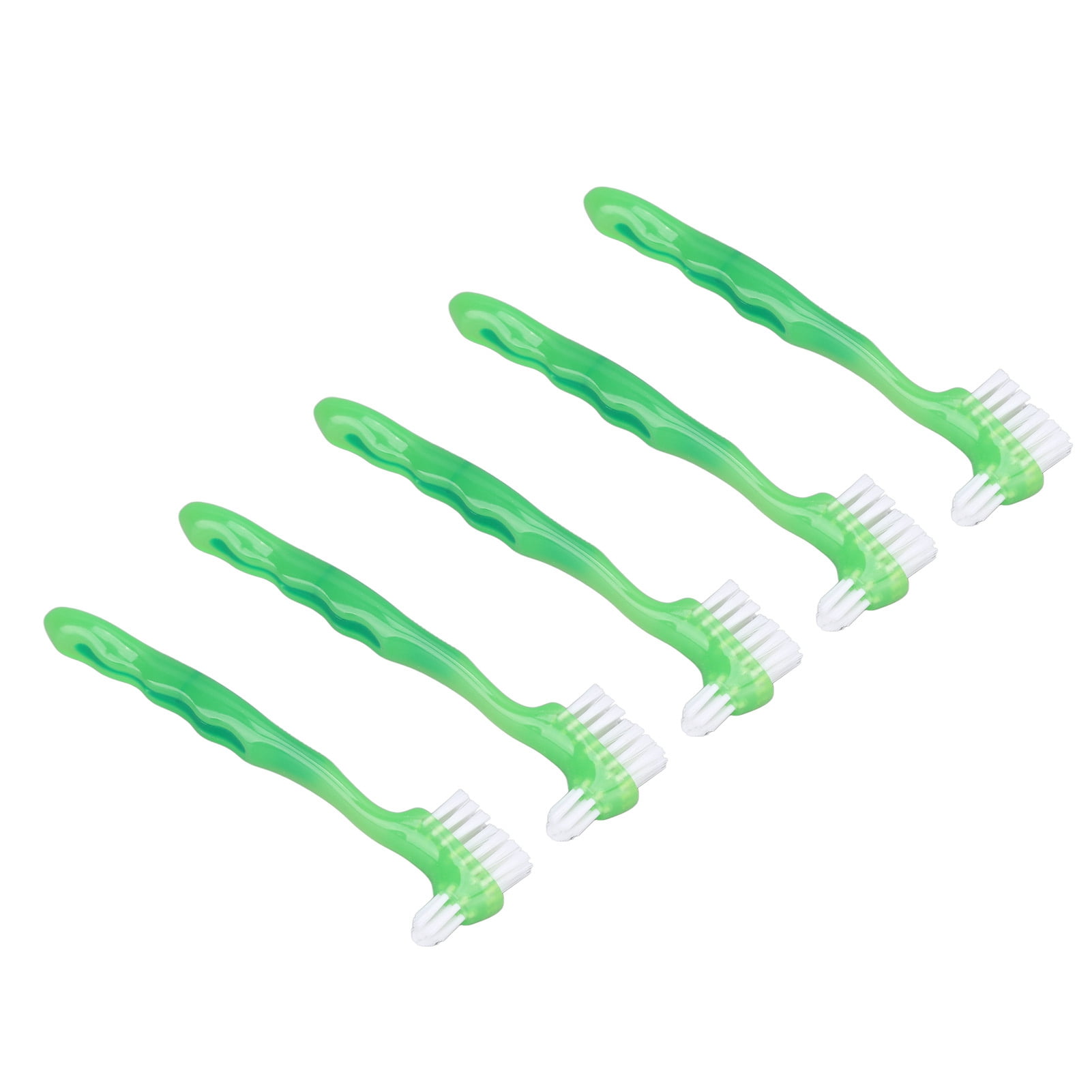 Denture Cleaning Brush, Double Sided Professional Double Bristle False