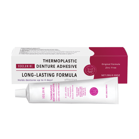 Denture Fixing Adhesive Thermoplastic Fixing Dentures Modifies Teeth For Comfort And Beauty,28g