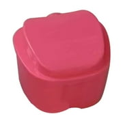 Denture Savings! Kitecy Denture Case Denture Cup with Strainer False Teeth Storage Box with Basket Net Container Holder for Travel Retainer Cleaning, 1 Denture Box