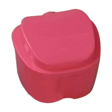 Denture Savings! Kitecy Denture Case Denture Cup with Strainer False Teeth Storage Box with Basket Net Container Holder for Travel Retainer Cleaning, 1 Denture Box