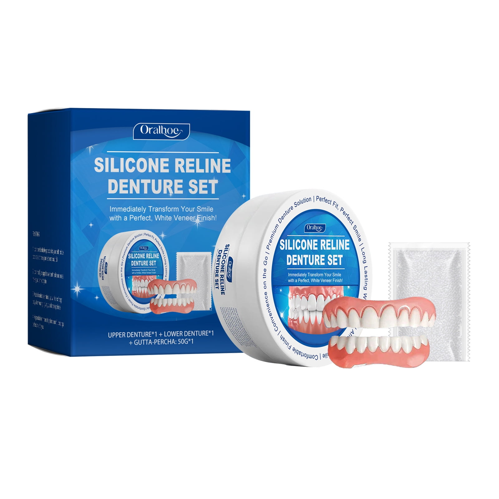Denture Silicone Reline Kit, Denture Silicone Reline Kit, Soft Denture
