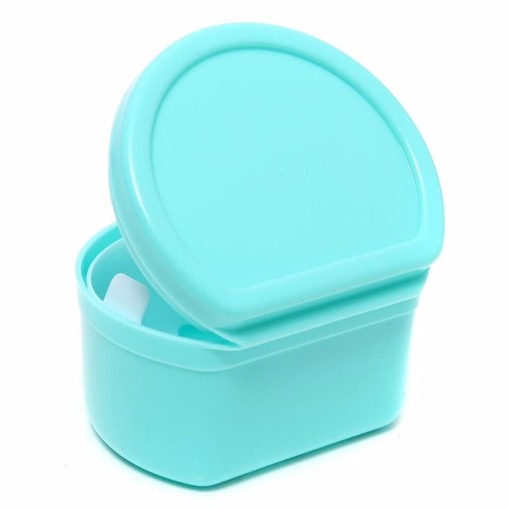 Denture Tennis Storage Box Dental Orthodontic Gifts for Old People