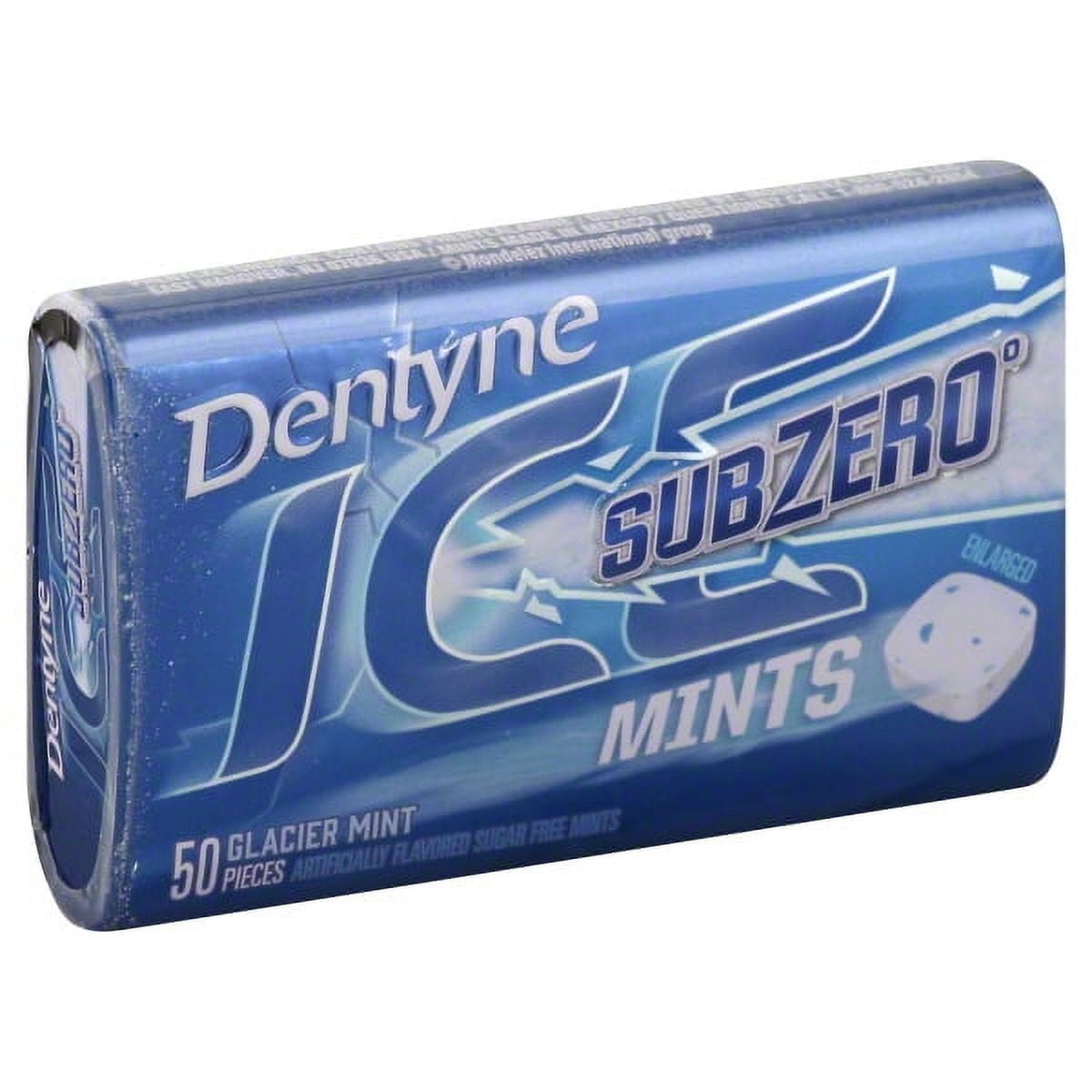 Dentyne 50pc Dent Ice Sz Glacier Mint