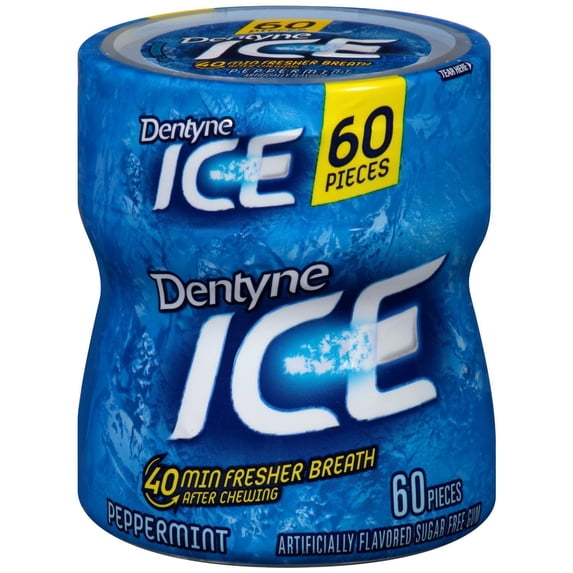 Dentyne Ice Sugar Free Peppermint Gum 60 Each