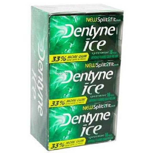 Dentyne Ice, Gum Spearmint, Count 9 (16Pcs) Gum / Grab Varieties
