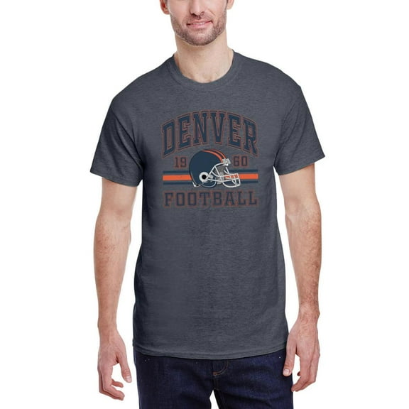 Denver 1960 Football Vintage Bronco AFL Throwback Fan Gift Unisex T-shirt, up to size 5XL