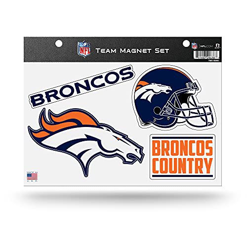 Denver 8.5" X 11" Team Set For Car, Refrigerator, Fridge, Locker