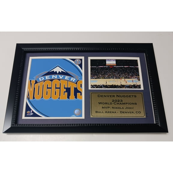 Denver Basketball 2023 Champions 12x18 Custom Frame