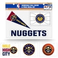 thumbnail image 1 of Denver NBA Nuggets Set of 6 Removable Wall Decal Stickers, 1 of 5